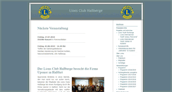 Desktop Screenshot of lc-hassberge.de