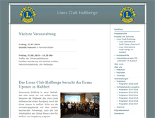 Tablet Screenshot of lc-hassberge.de